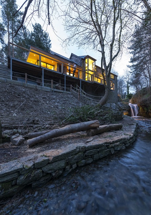 Casa soñada en Corwen, Gales del Norte un paradisiaco descanso junto al rio