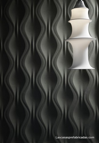Paneles para paredes con formas 3D