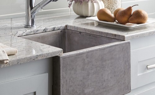 NativeStone™ una mezcla de cemento con yute - Lavamanos para cocinas y baños