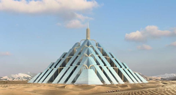 El carbono neutro y las ciudades piramidales en Dubai